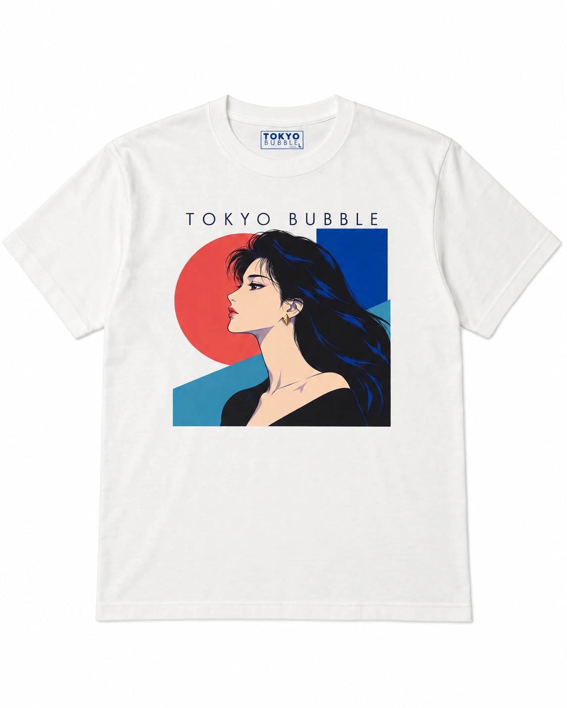 白いTシャツに TB-06 のプリント