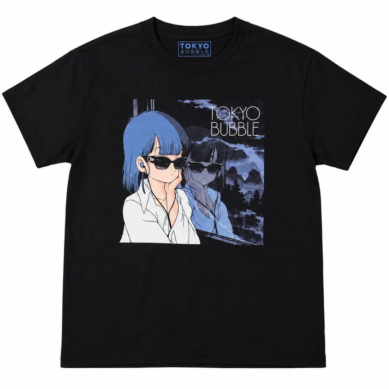 黒いTシャツに TB-08 のプリント